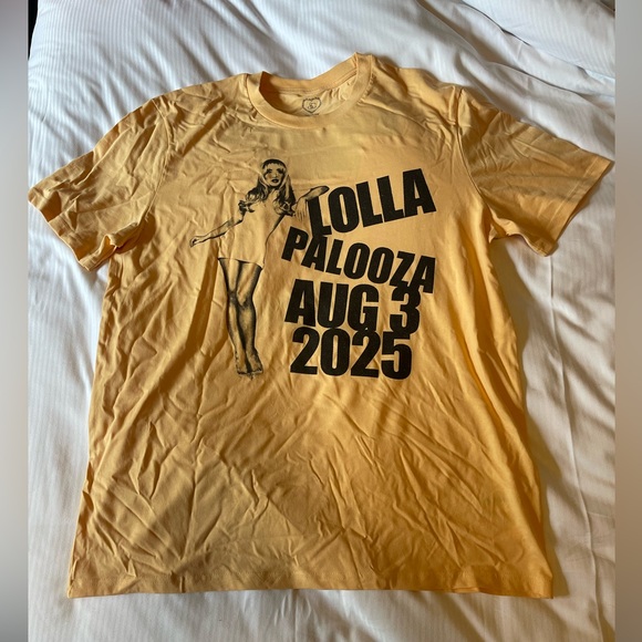 Sabrina Carpenter Tops - Sabrina Carpenter Lollapalooza 2025 Chicago Exclusive T Shirt